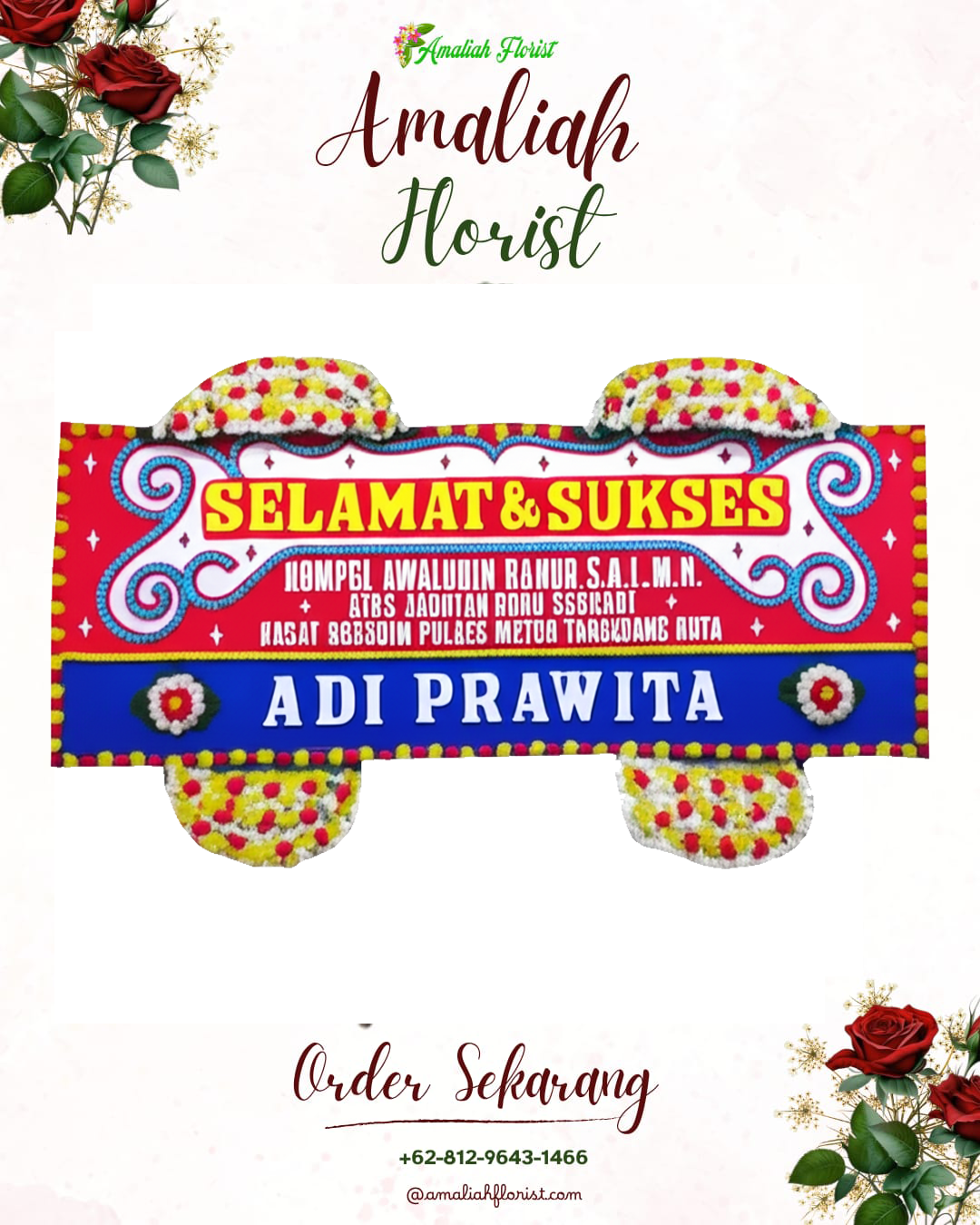 Papan Bunga Ucapan Selamat Ibun