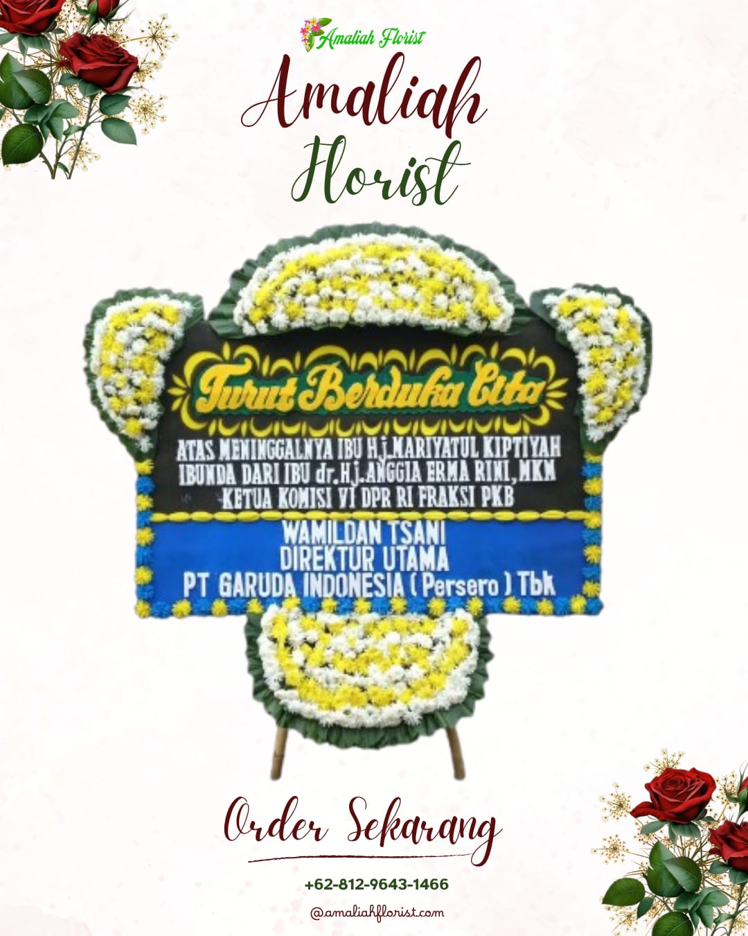 Papan Bunga Duka Ibun